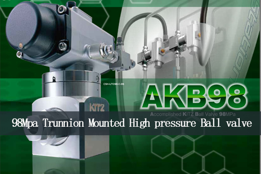 98Mpa Trunnion Mounted High pressure Ball valve